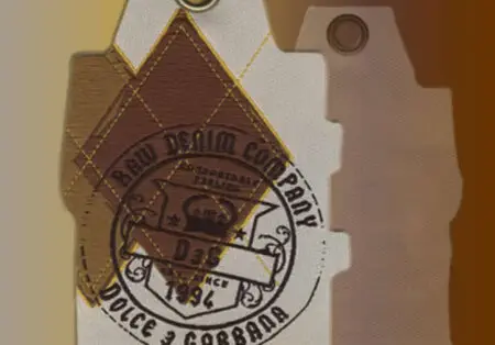 Damask Woven Laser Cut Hang Tags